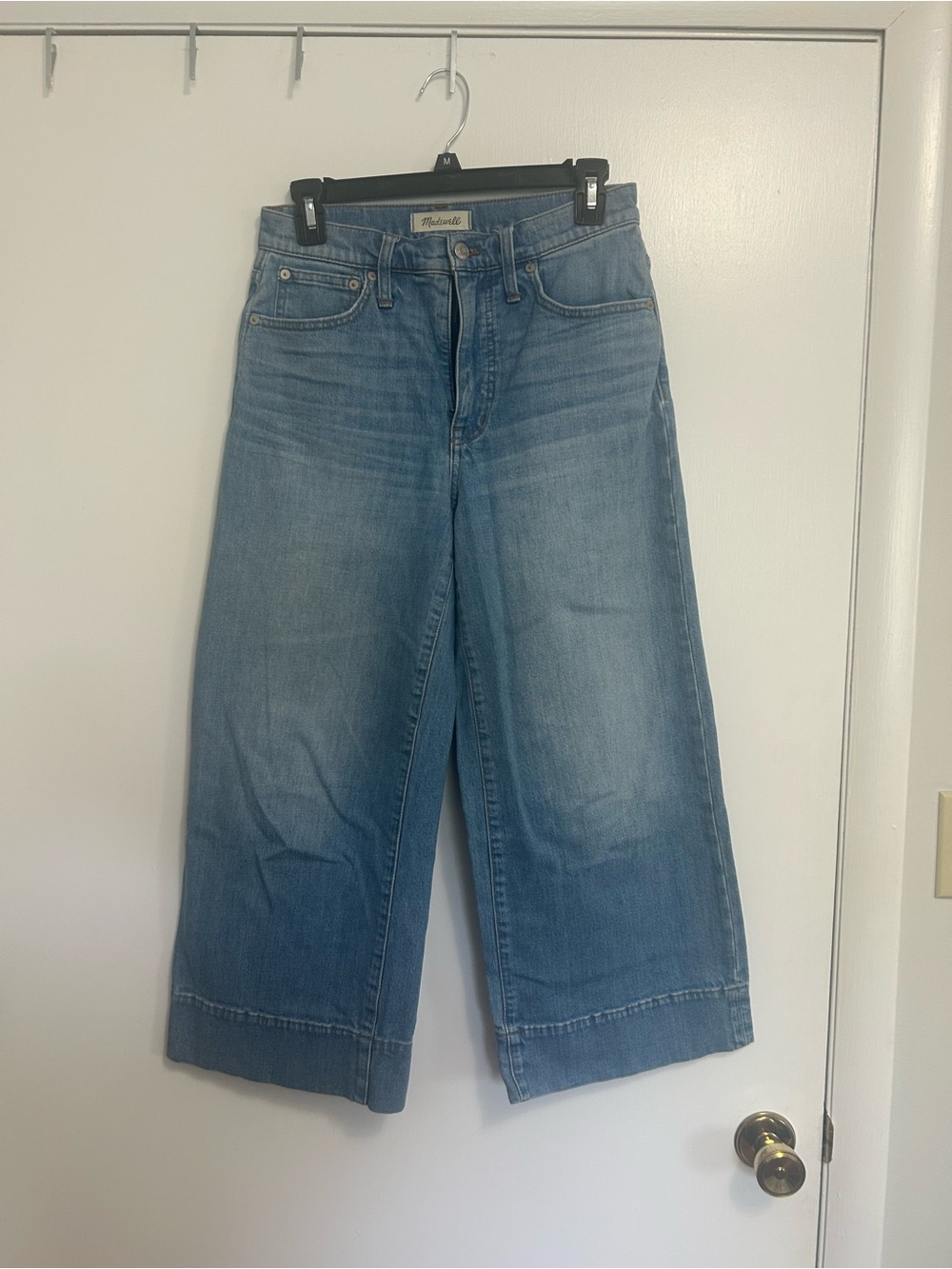 Madewell Wide Leg Crop Jeans